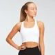 MP Shape Seamless Ultra keresztpántos női sportmelltartó - Fehér