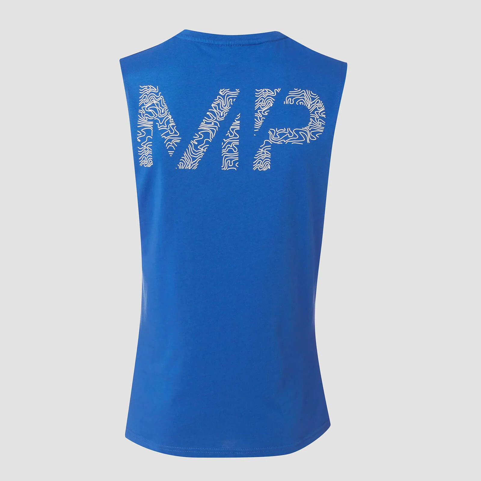 MP Topograph Tank Top Trikó - Kobaltkék - XS kép 1