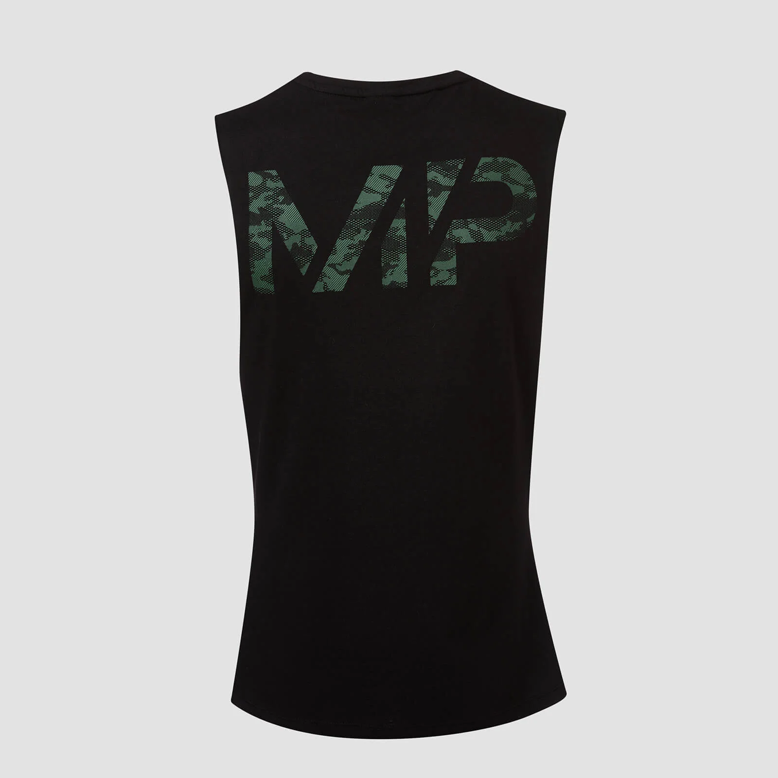 MP Geo Camo Tank Trikó - Fekete/Zöld - XS kép 1