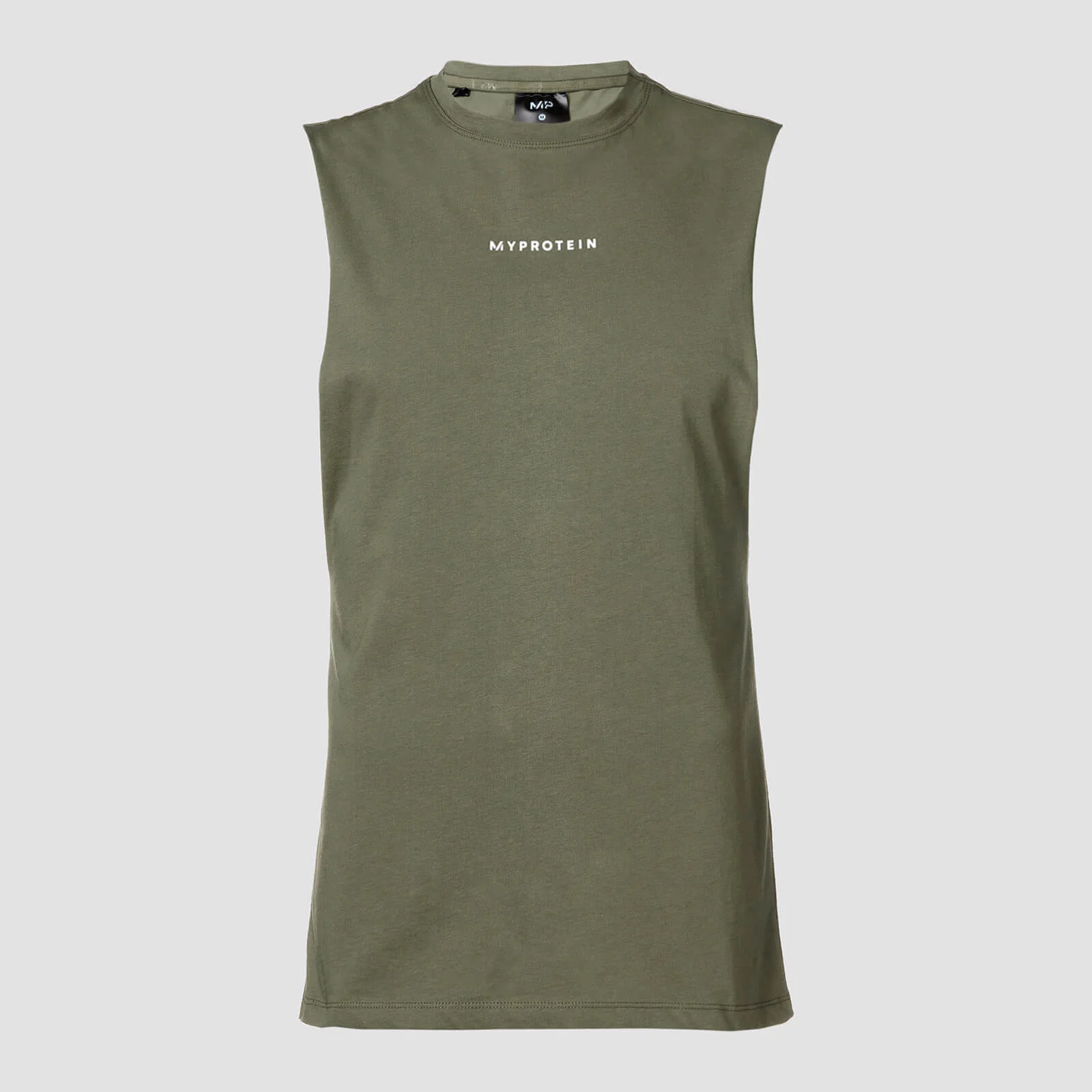Original Contemporary Drop Armhole Tank Trikó - Katonazöld - XS kép 1