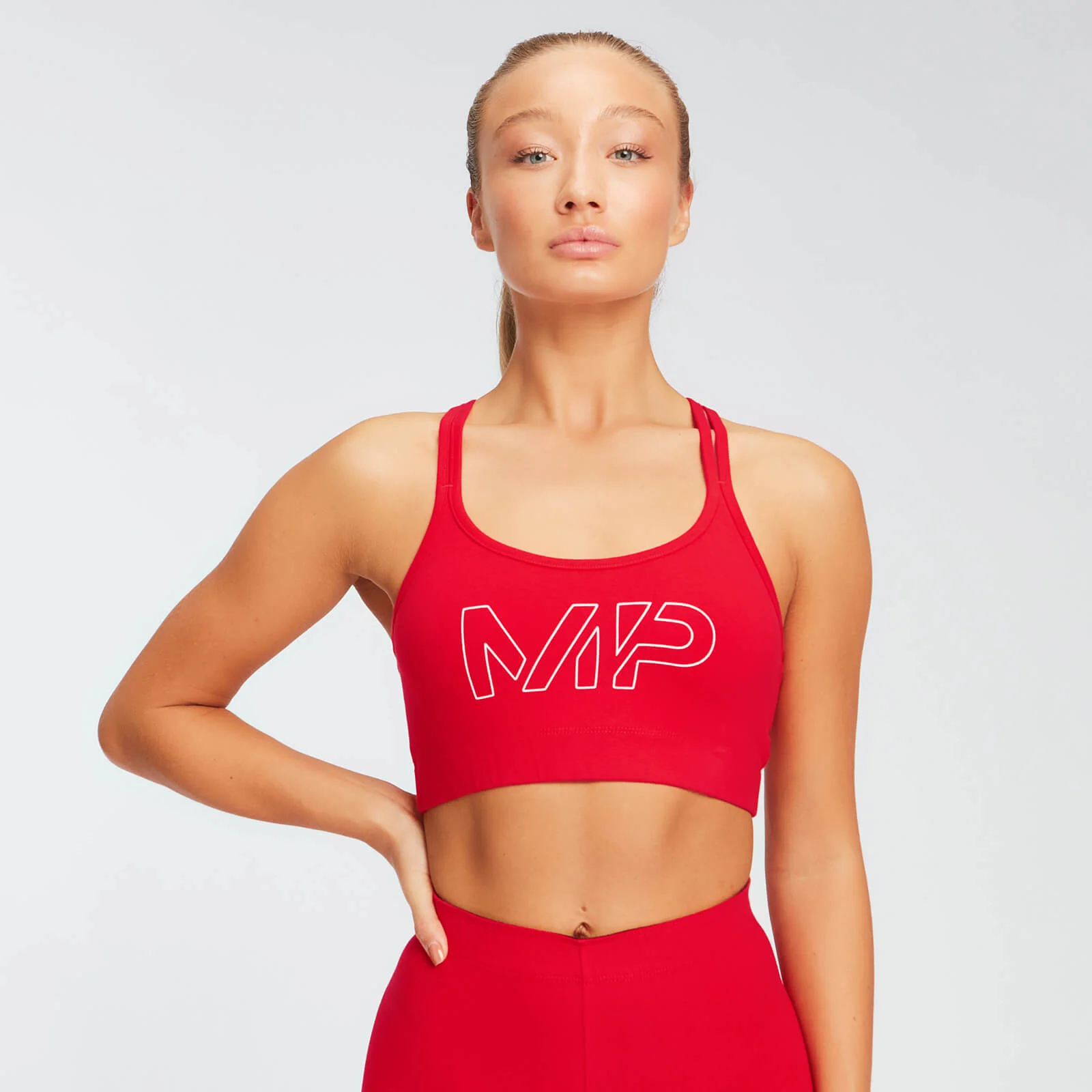 MP Jersey Sportmelltartó - Vörös - XS kép 1