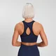 MP Training bordázott Seamless női sportmelltartó - Éjkék