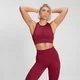 MP Training bordázott Seamless női sportmelltartó - Szilva