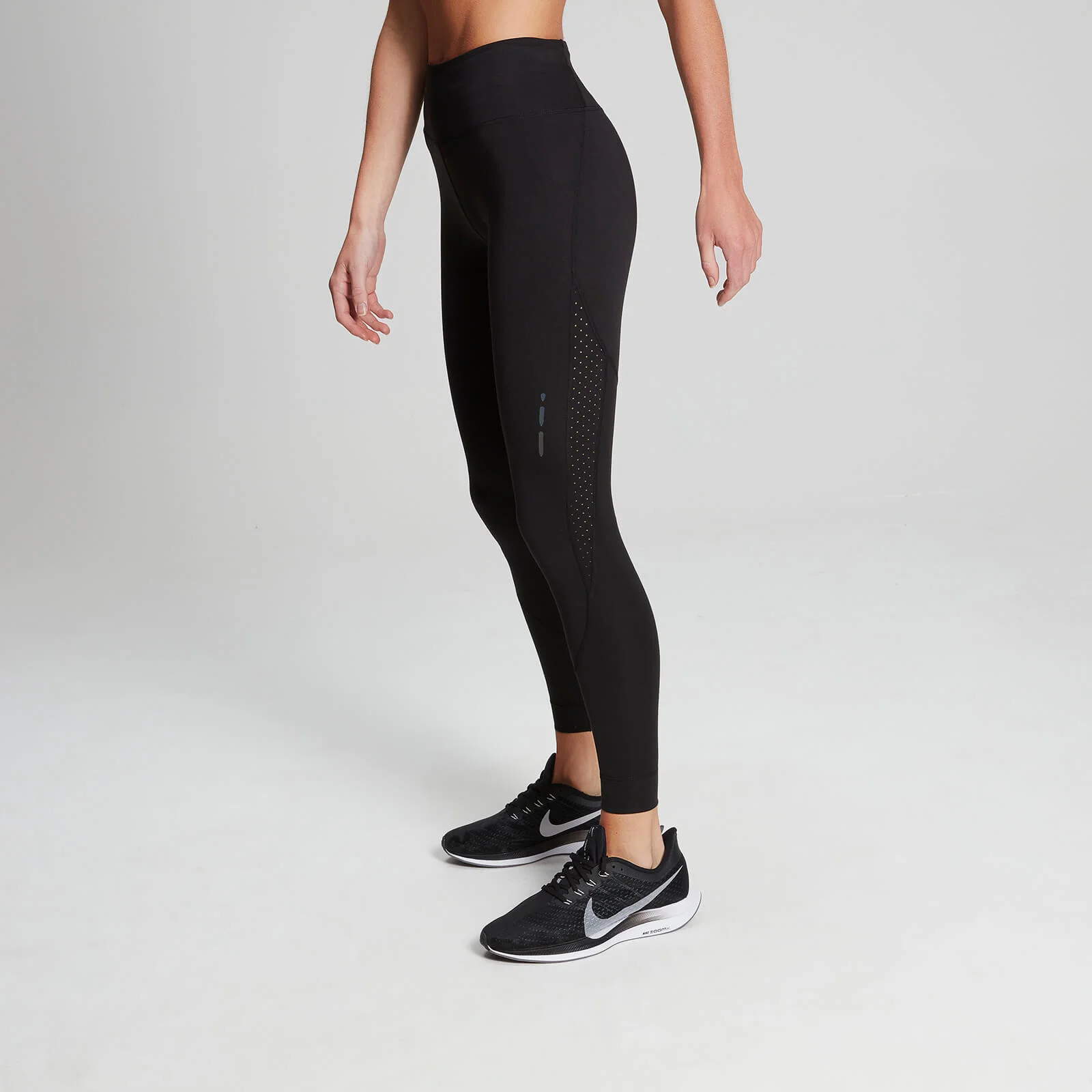 Power Ultra leggings - Fekete/Vörös - XS kép 1