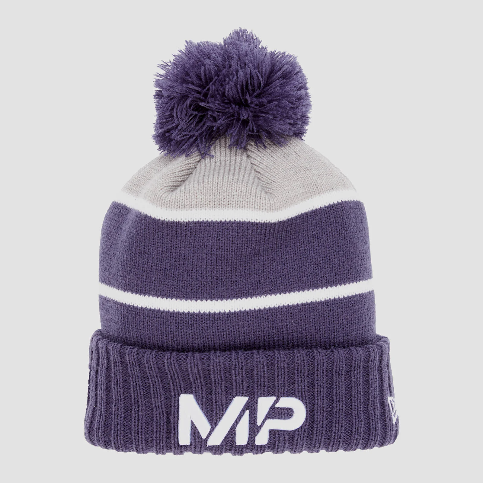 MP New Era Knitted Bobble Hat - Navy/White kép 1