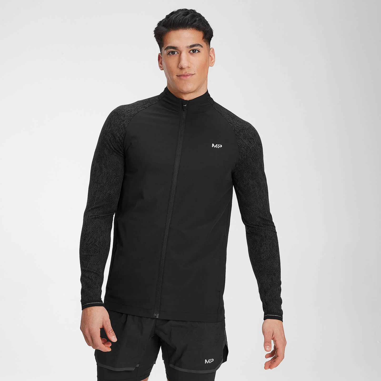 MP Férfi Velocity Track Top - Fekete - XXS kép 1