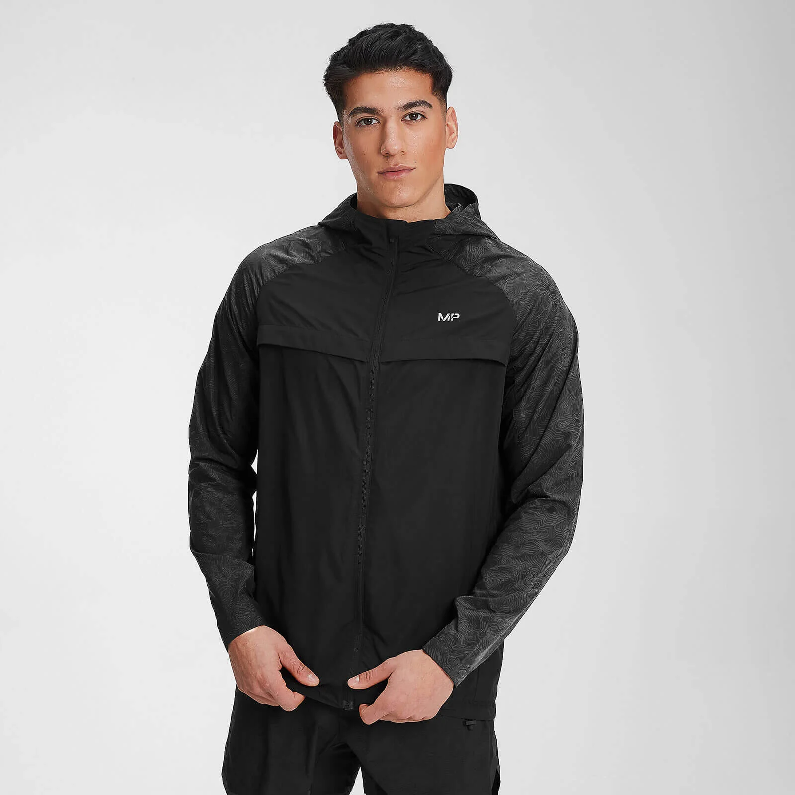 MP Men's Velocity Packable Running Jacket- Black - XXS kép 1