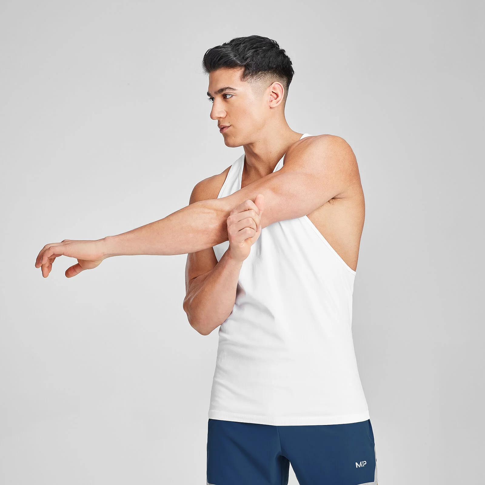 MP Men's Velocity Tank- White - XS kép 1