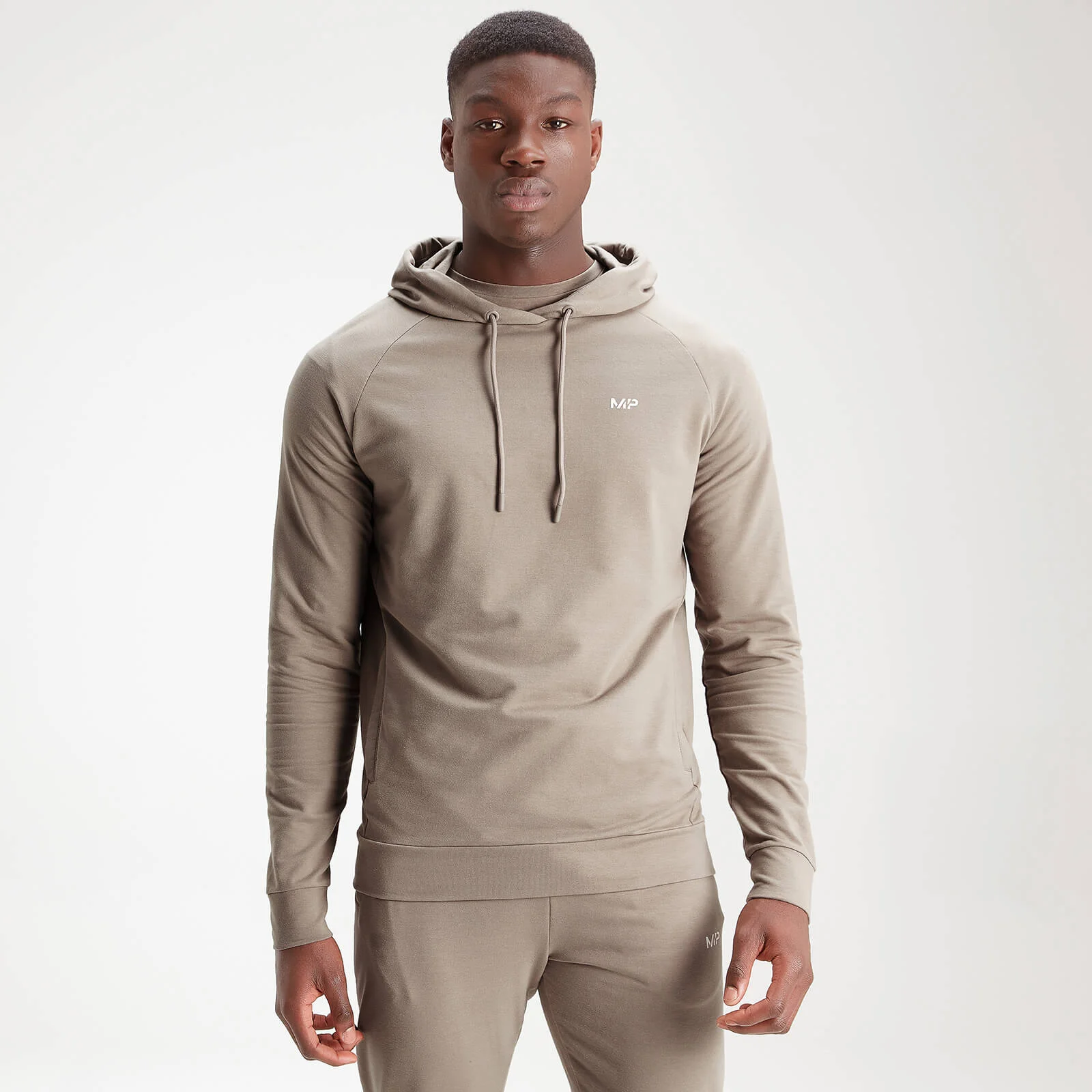 MP Men's Form Pullover Hoodie - Taupe - XXS kép 1