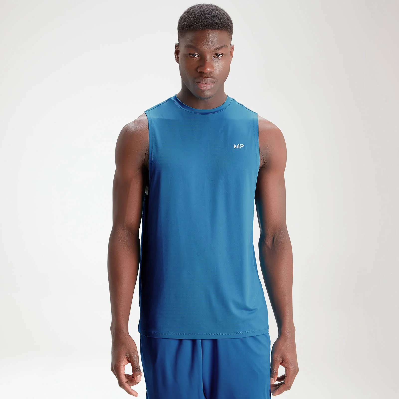 MP Men's Essentials Training Tank - Aqua - XXS kép 1