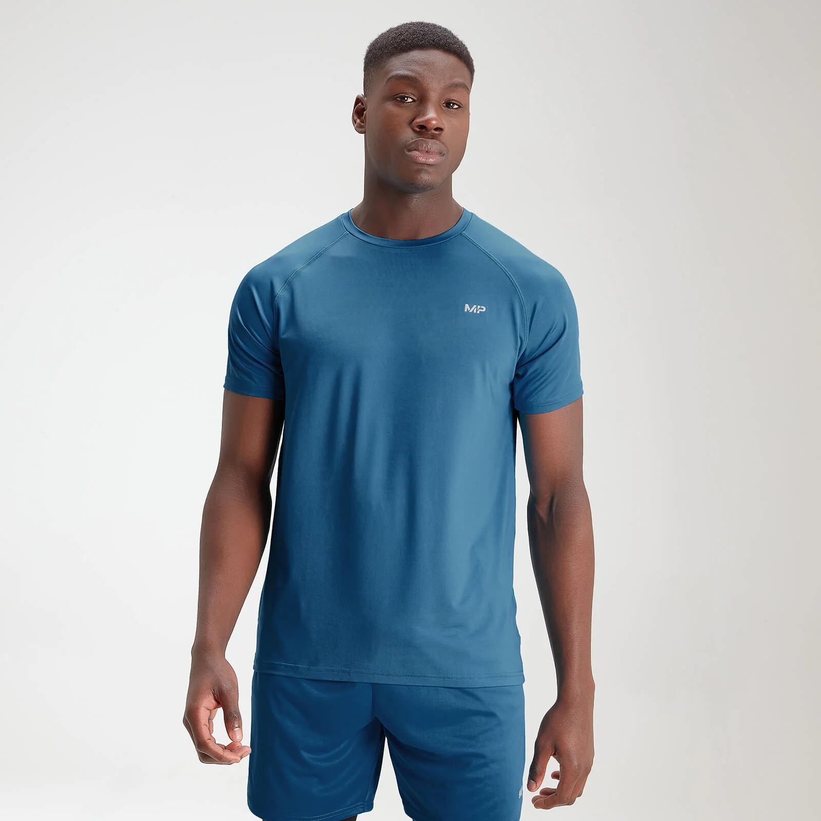 MP Men's Essentials Training Short Sleeve T-Shirt - Aqua - XXS kép 1