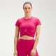 MP Női Power rövid ujjú Crop Top - Virtuális rózsaszín