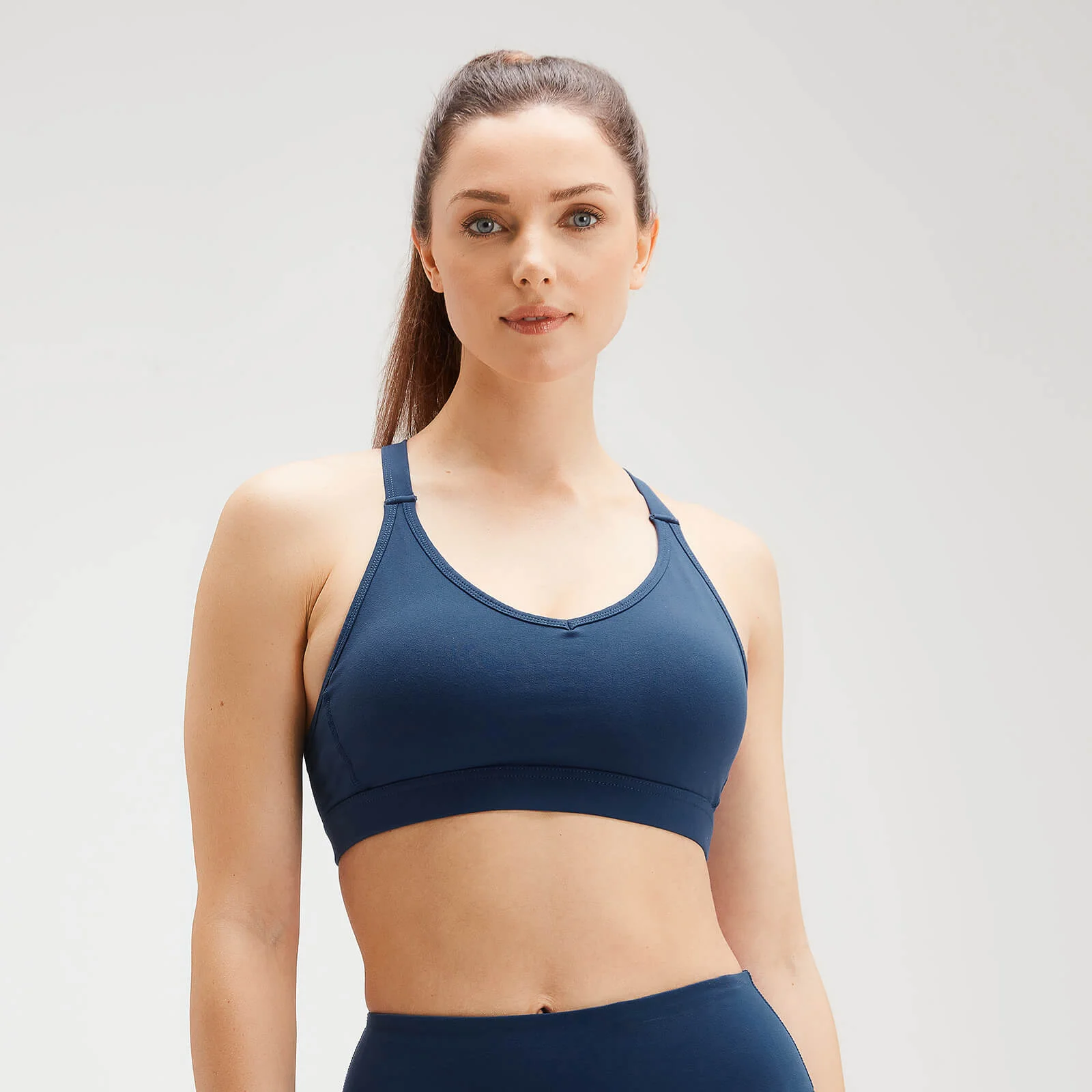 MP Women's Power Mesh Sports Bra - Dark Blue - XXS kép 1