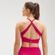 MP Női Power Cross Back sportmelltartó - Virtuális rózsaszín