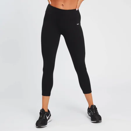 ¾-es MP Power női leggings - Fekete