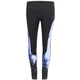 Myprotein Női Magas derekú fekete alapon, mintás Leggings - Kék
