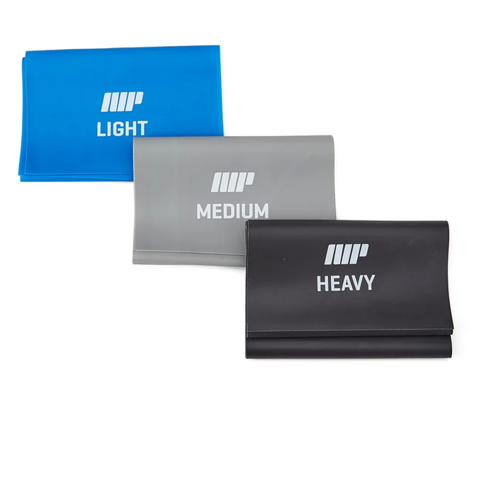 Myprotein Pilates Nyújtó Gumiszalag - 3 darabos készlet