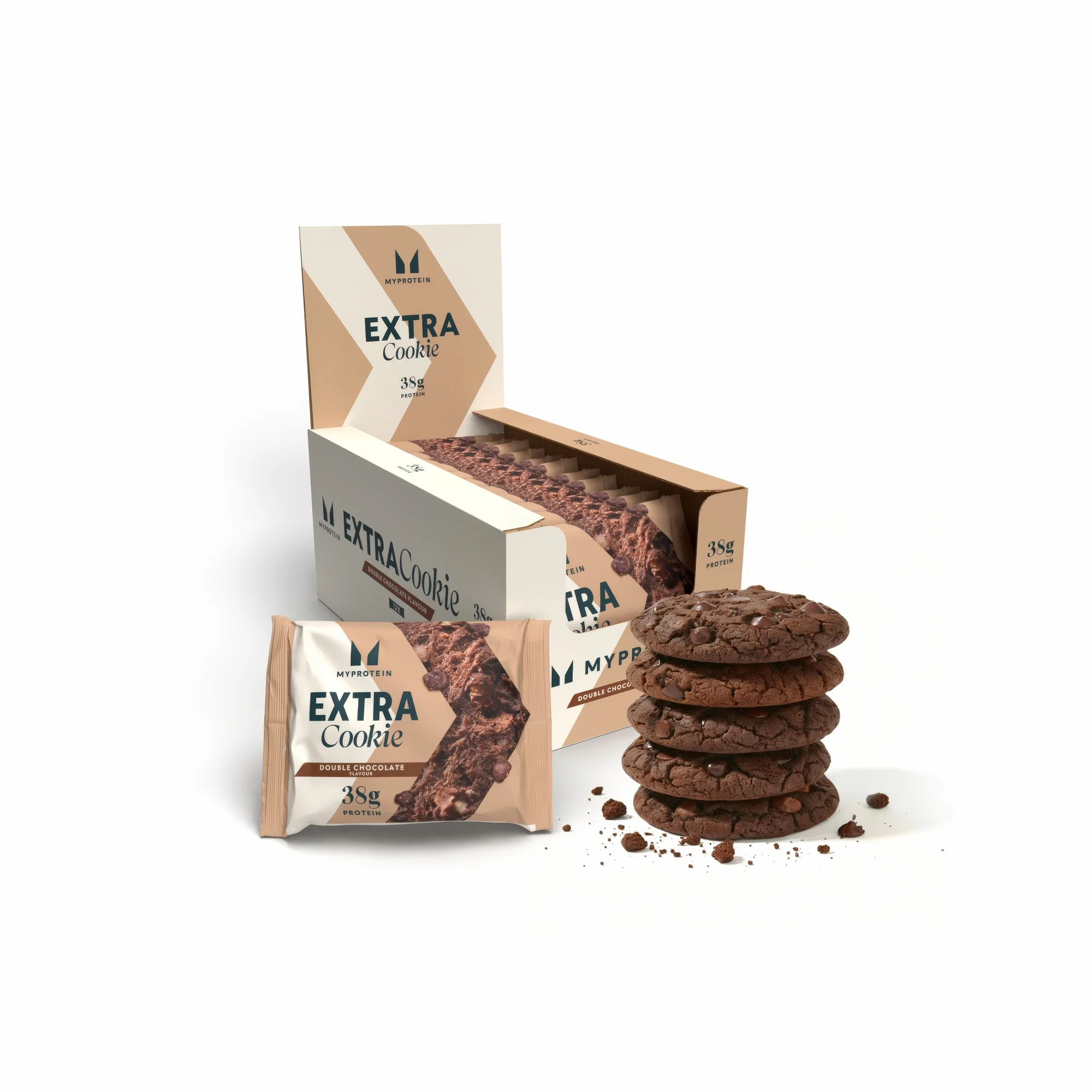 Protein Cookie - 12 x 75g - Dupla csokoládé kép 1