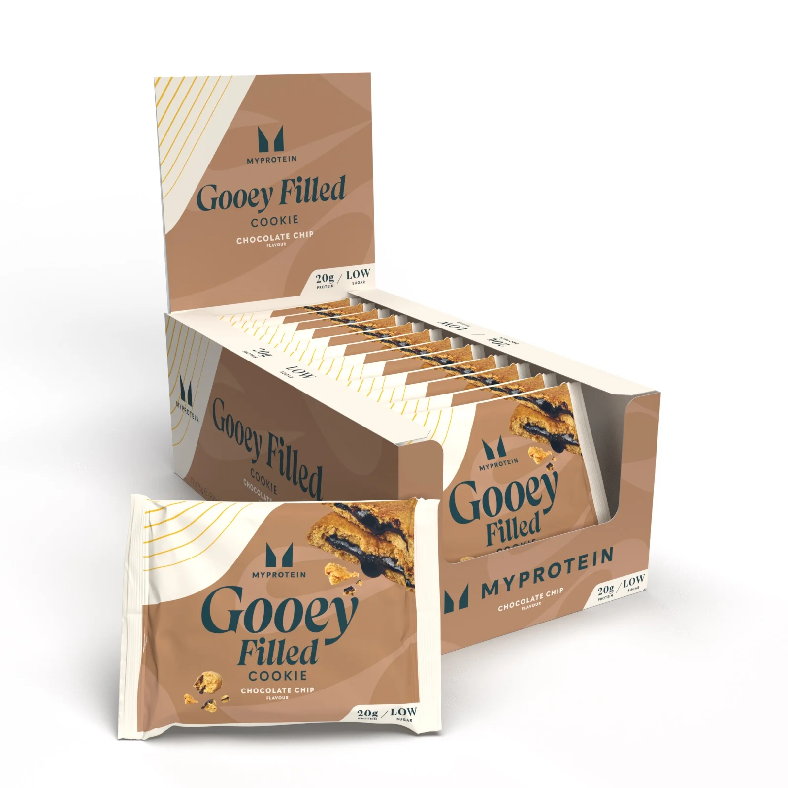 Filled Protein Cookie - Csokoládé darabos kép 1