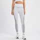 MP Női Contrast Rib Seamless Leggings – Fehér/Fekete