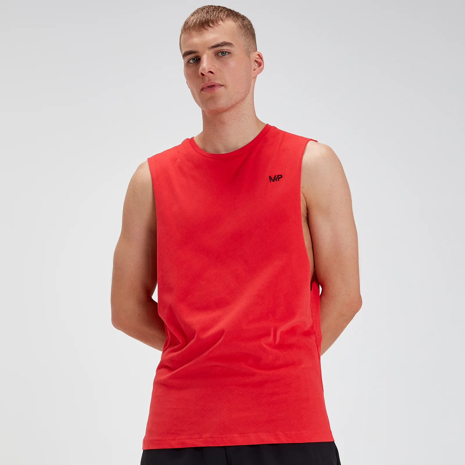 MP Drop Armhole Tank Trikó - Vörös - XS kép 1