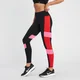 Power Colour Block Leggings - Fekete/Vörös