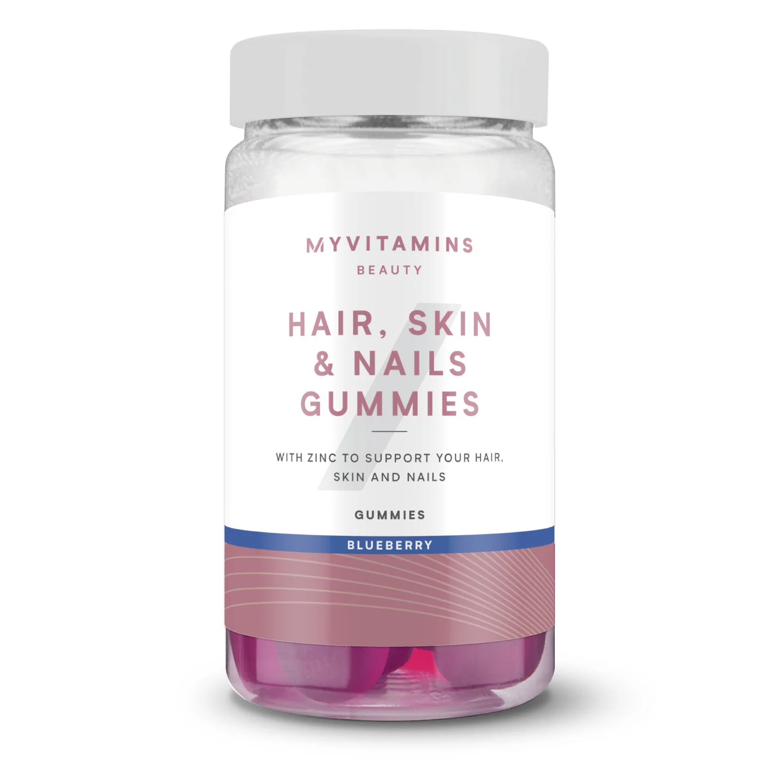 Hair, Skin and Nails Gummies Haj Gumivitamin - 60 Gummies - 30Adag - Áfonya kép 1