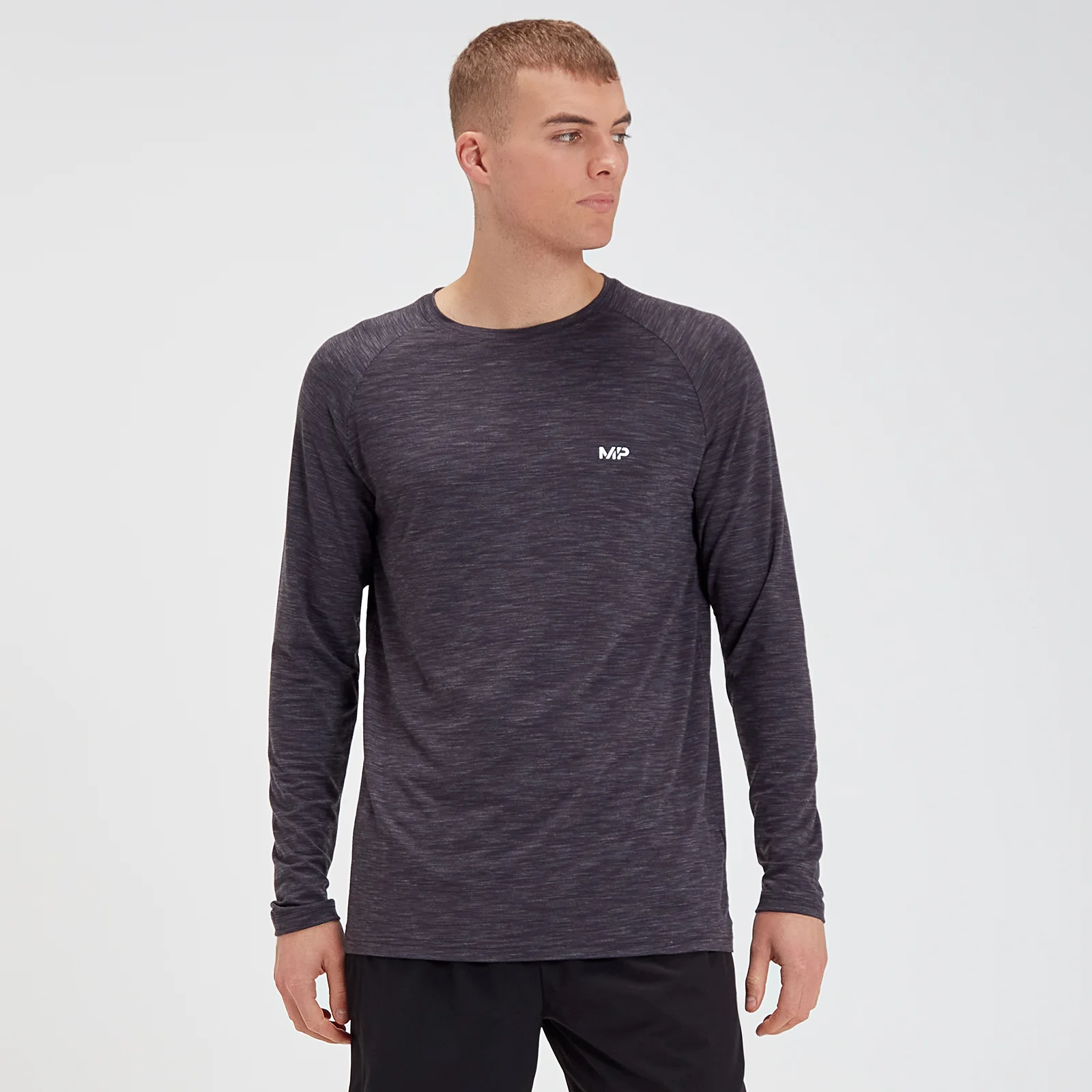 MP Performance Long-Sleeve Póló - Fekete Márga - XS kép 1