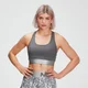 MP Női Adapt Textured sportmelltartó - Karbonszürke