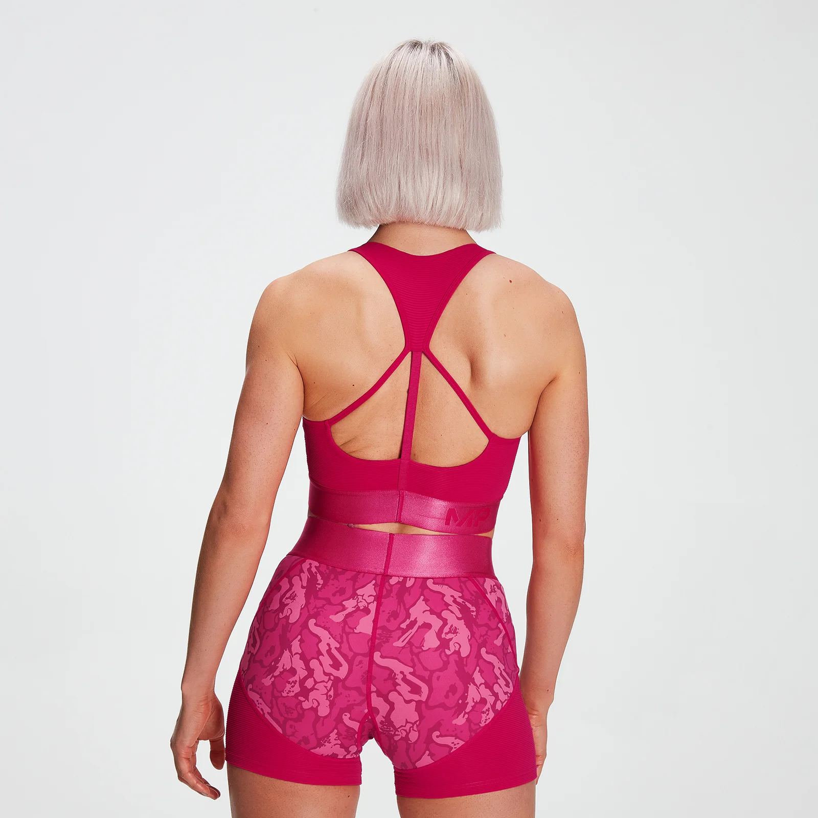 MP Női Adapt Textured sportmelltartó - Virtual Pink - XXS kép 1
