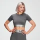 MP Női Adapt Textured Crop Top - Karbonszürke