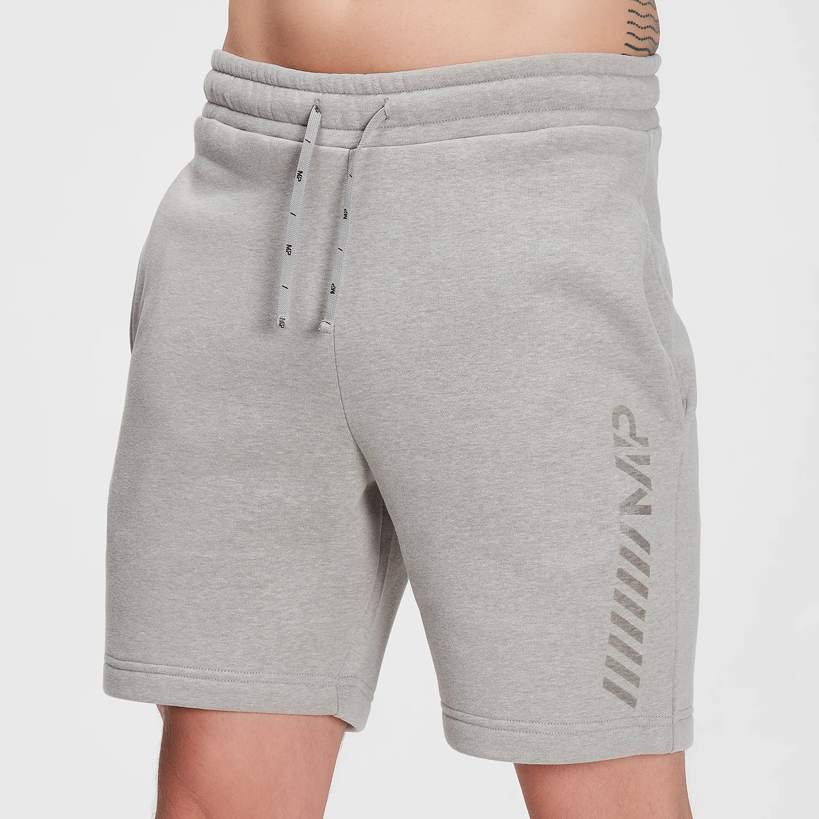 MP Men's Tonal Graphic Sweatshorts – Storm Grey Marl - XXS kép 1