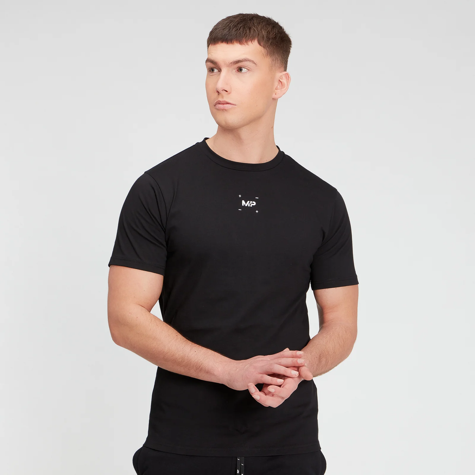 MP Men's Central Graphic Short Sleeve T-Shirt - Black - XXS kép 1