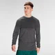 MP Férfi Essential Seamless hosszú ujjú felső - Storm Grey Marl