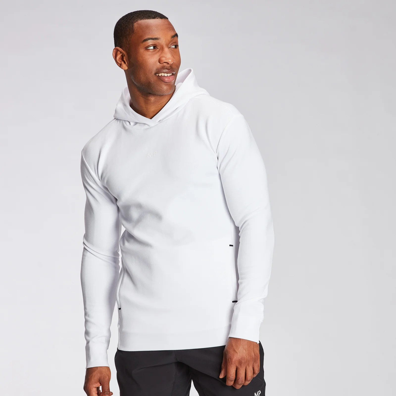 MP Men's Engage Hoodie - White - XXS kép 1