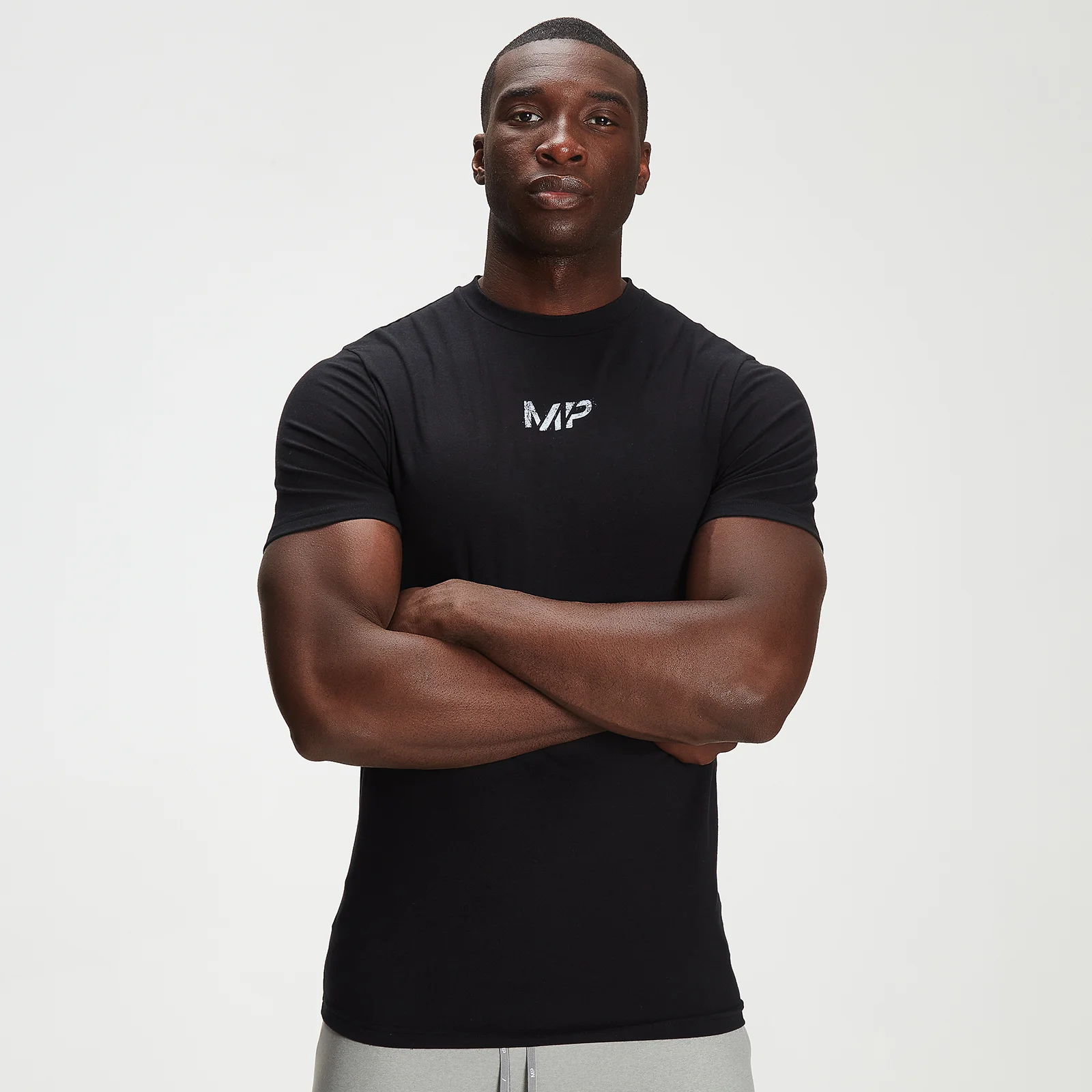 MP Men's Adapt drirelease® Grit Print T-shirt- Black - XXS kép 1