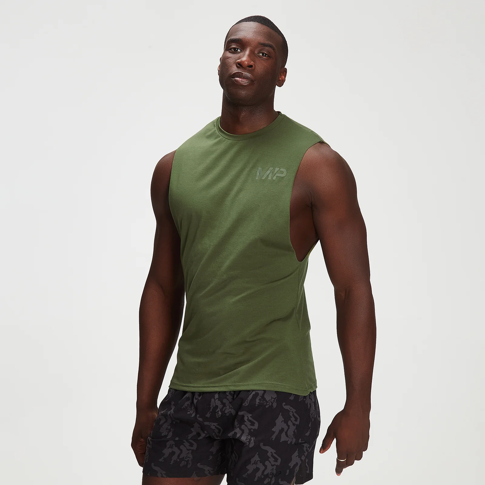 MP Men's Adapt drirelease® Tonal Camo Tank - Leaf Green - XXS kép 1