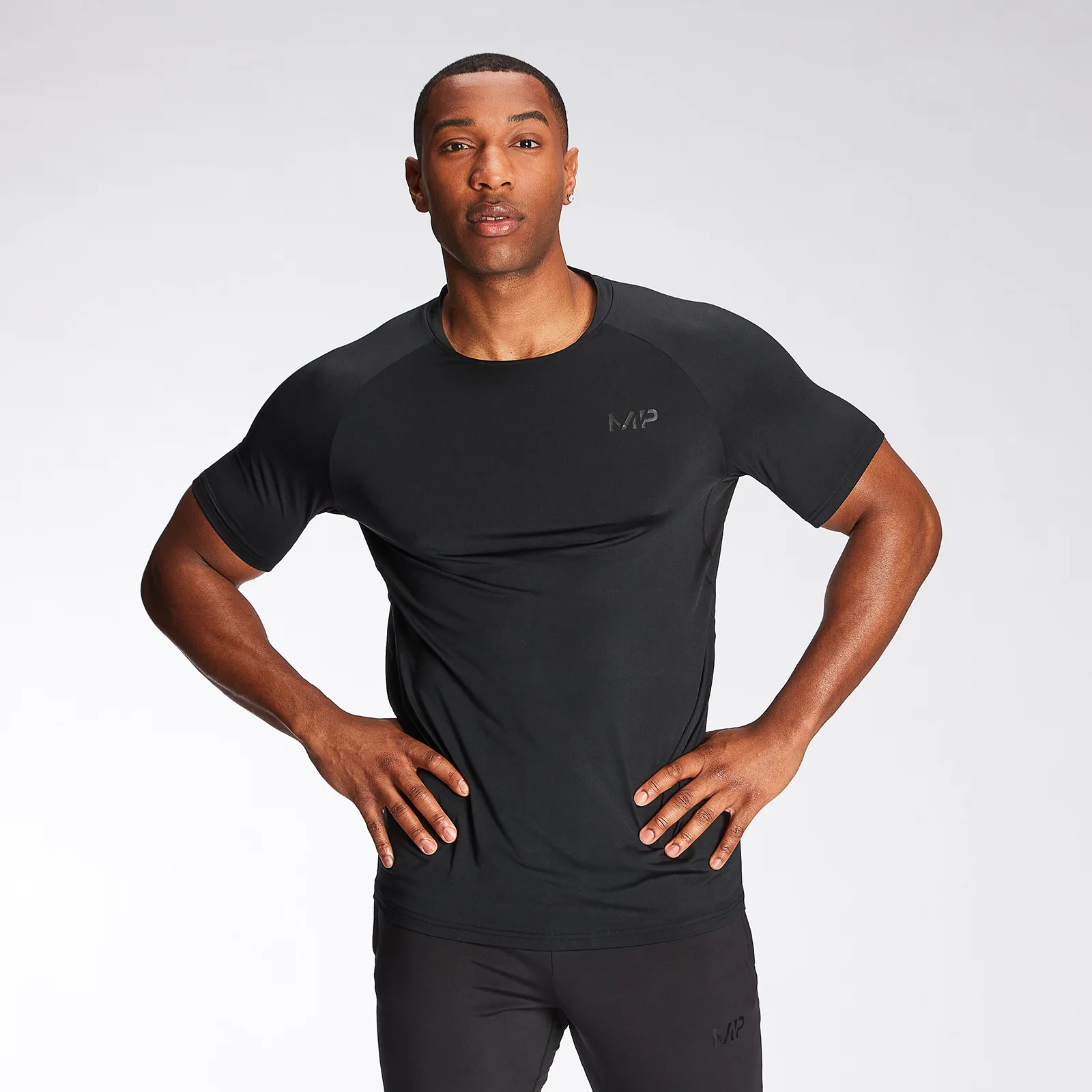 MP Men's Agility Short Sleeve T-Shirt - Black - XXS kép 1