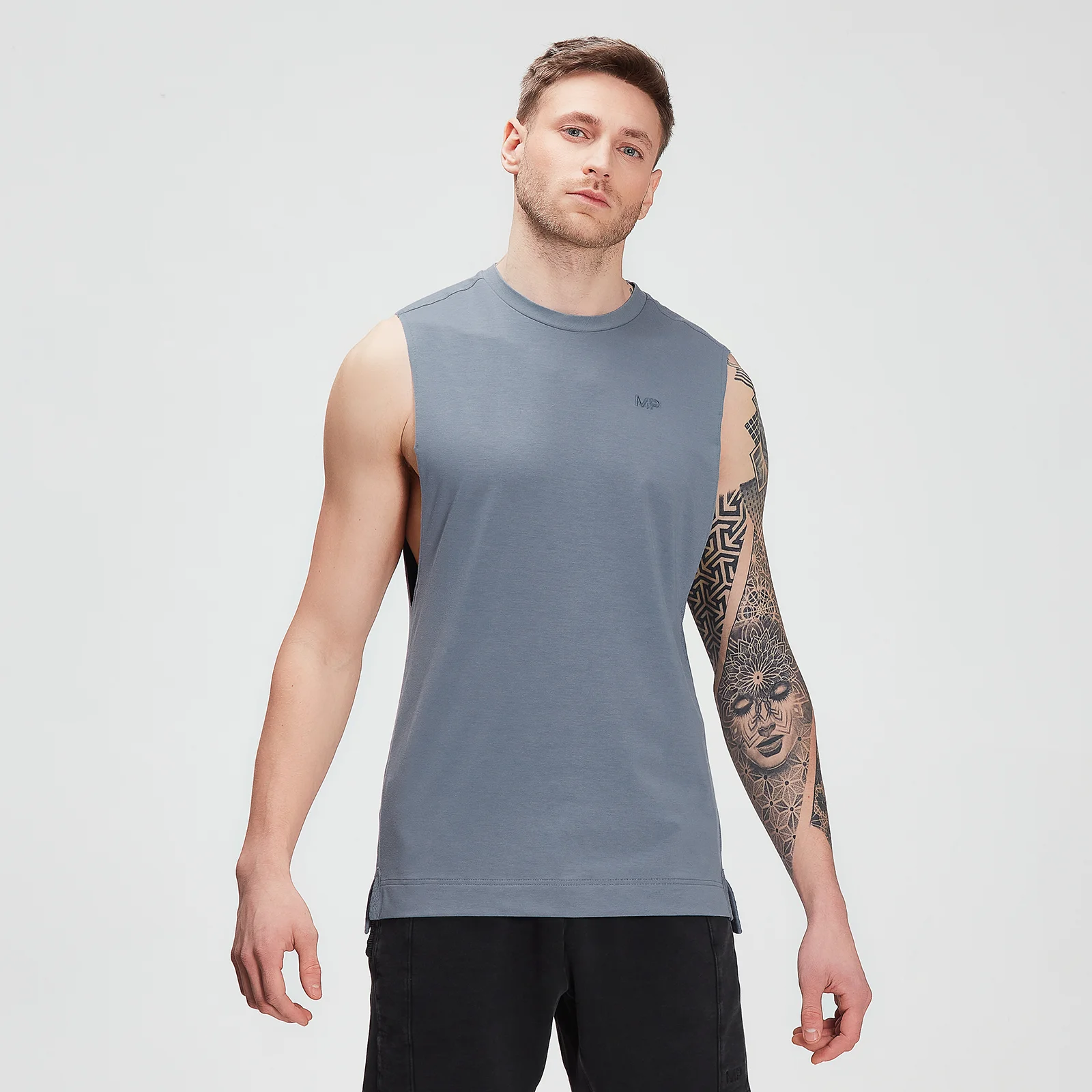 MP Férfi Training drirelease® Drop Armhole Tank Trikó - Galaxis kék - XXS kép 1