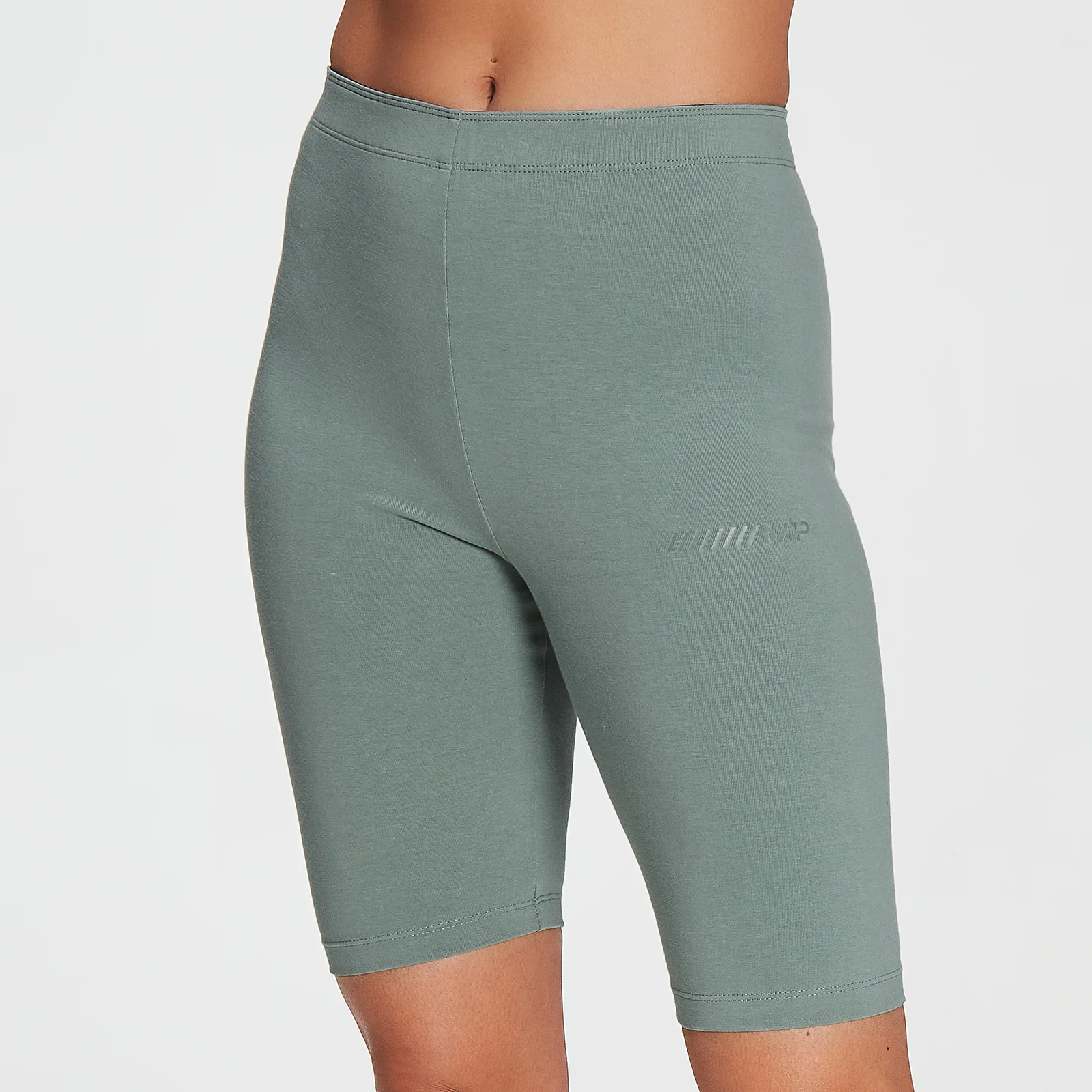 MP Női Tonal Graphic Biker Shorts - Fakó Zöld - XXS kép 1