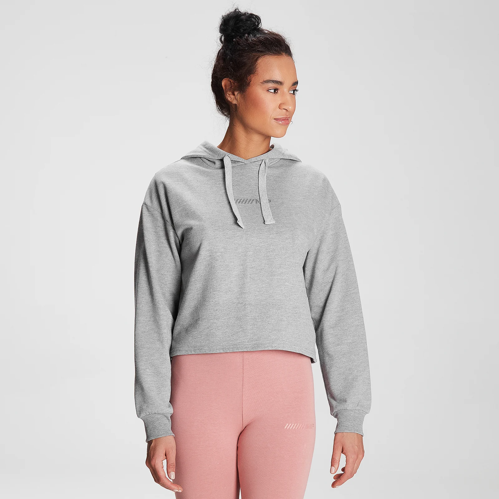 MP Women's Tonal Graphic Hoodie - Grey Marl - XXS kép 1