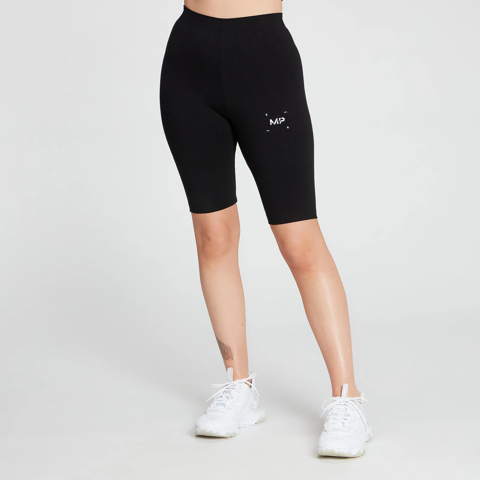 MP Női Central Graphic Biker Shorts - Fekete - XXS kép 1