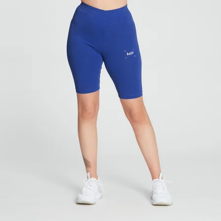 MP Női Central Graphic Biker Shorts - Kobalt Kék
