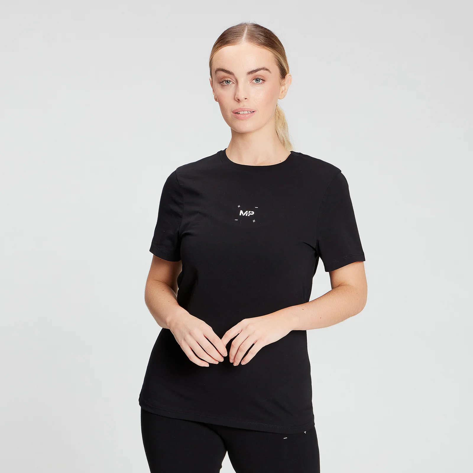 MP Women's Central Graphic T-Shirt - Black - XXS kép 1