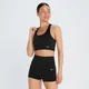 MP Női Shape Seamless Keresztpántos sportmelltartó - Fekete