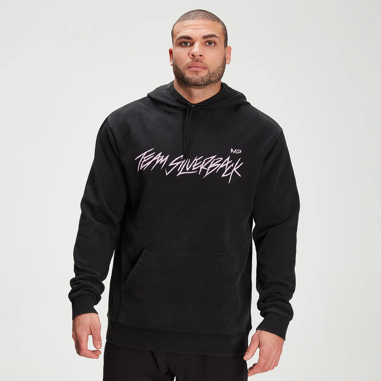 MP X Zack George Men's Washed Hoodie - Black - XXS kép 1