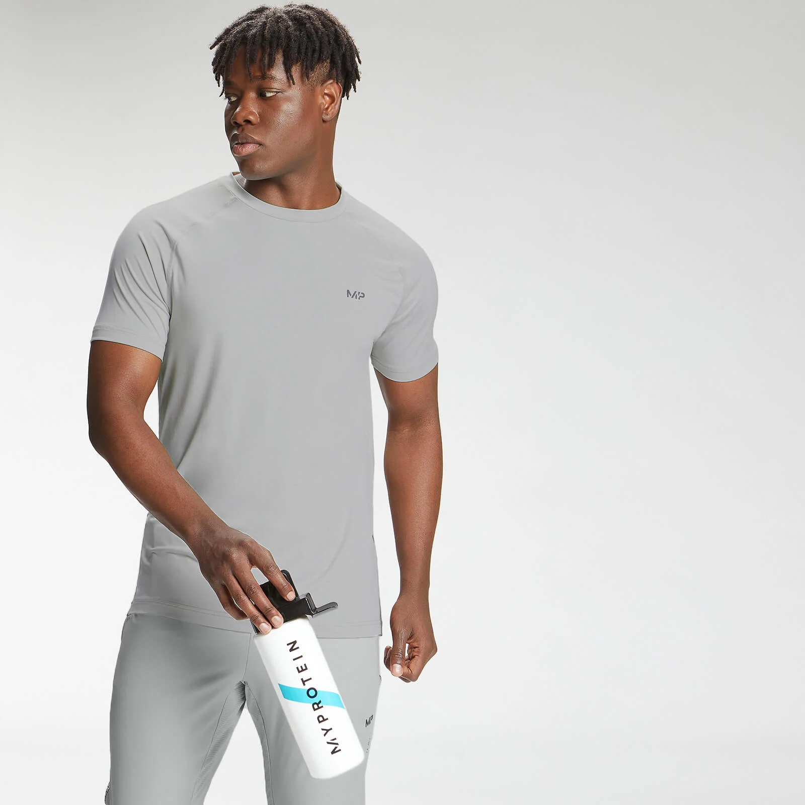 MP Tempo rövid ujjú férfi póló – Króm - XXS kép 1