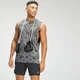 MP Férfi Adapt Batikolt Tank Top Trikó - Karbon/Szürke