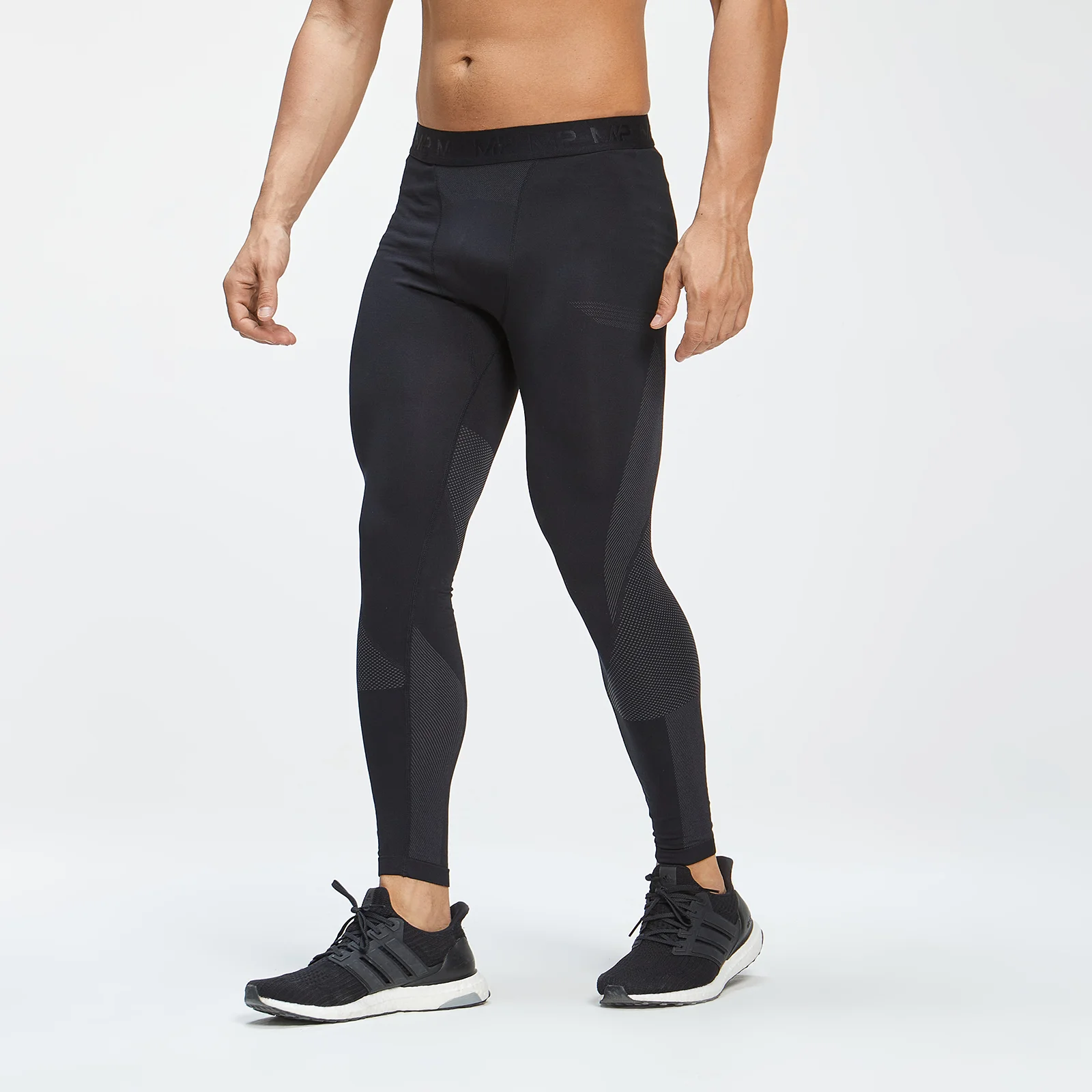 MP Tempo Baselayer varrás nélküli leggings – Fekete - XXS kép 1