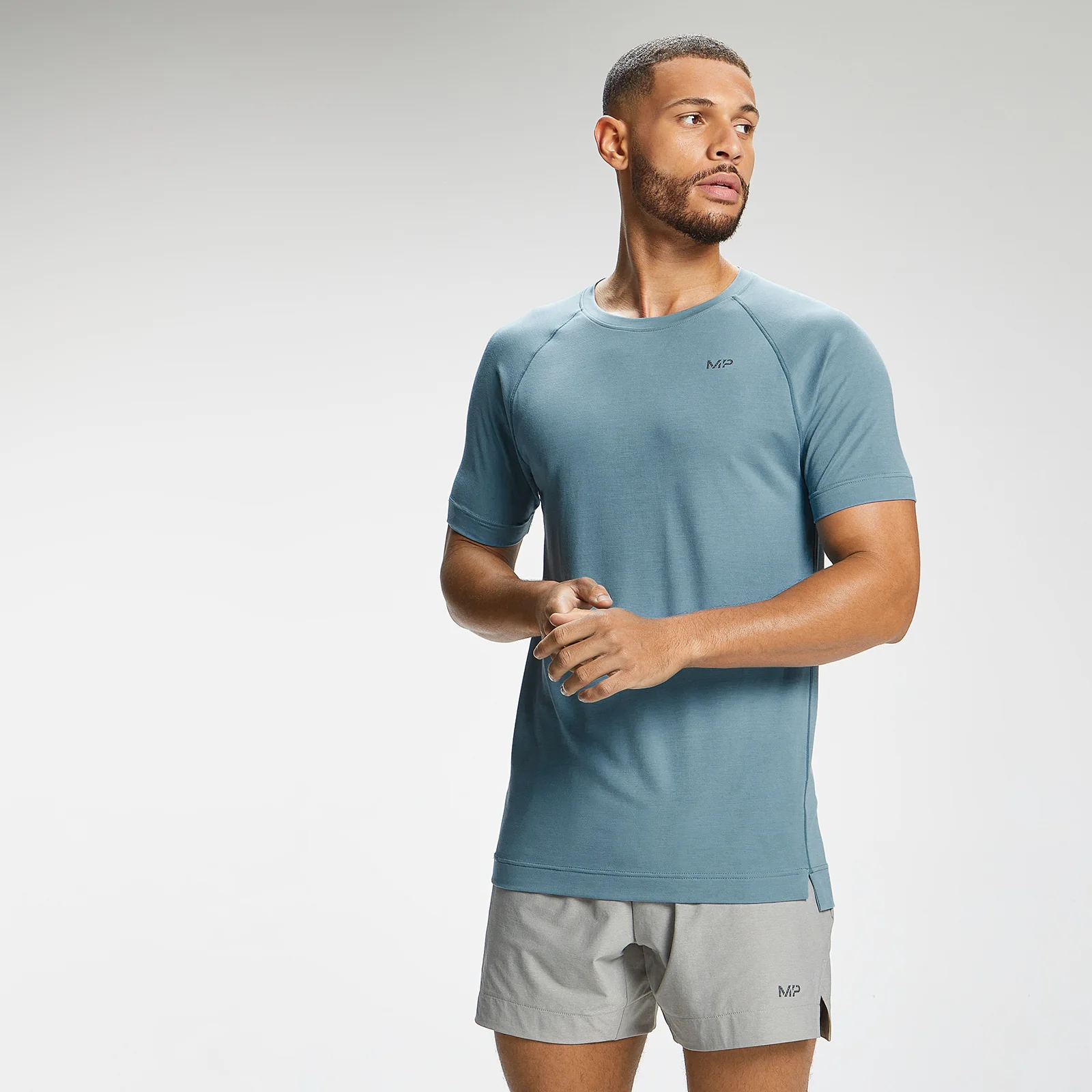 MP Férfi Composure Póló - Viharkék - XXS kép 1